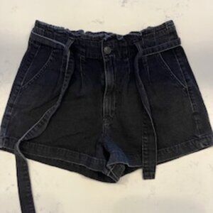 Women's American Eagle Black Jean Shorts Size 6